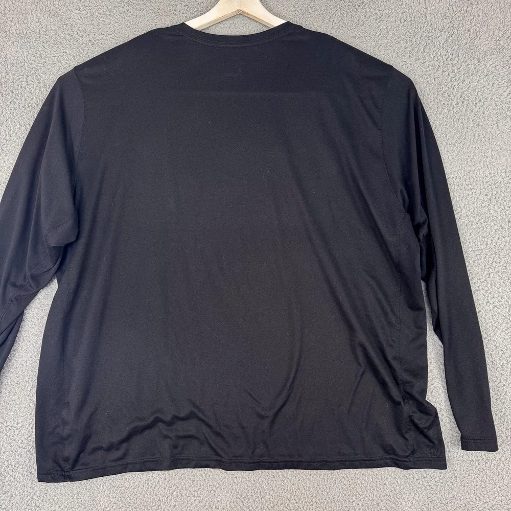 Appalachian State Mountaineers Shirt Mens 4XL Black Football Nike Dri Fit‎ LS